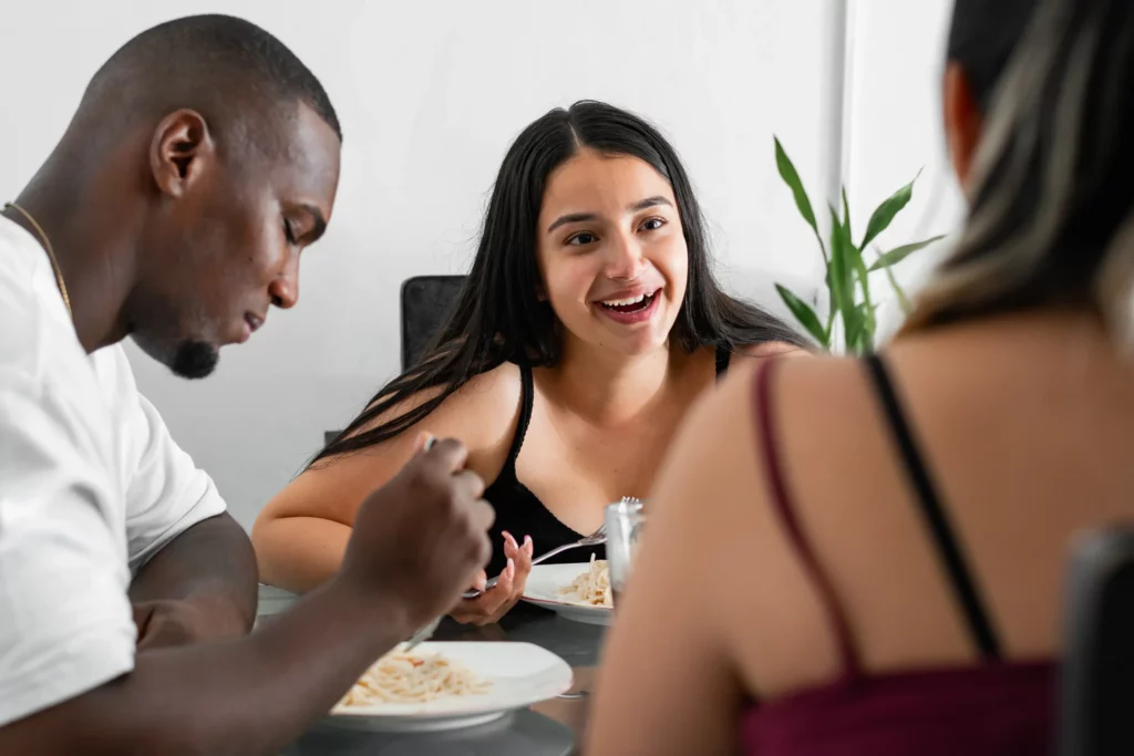 latina girl very happy and laughing out loud while 2024 02 14 14 50 21 utc